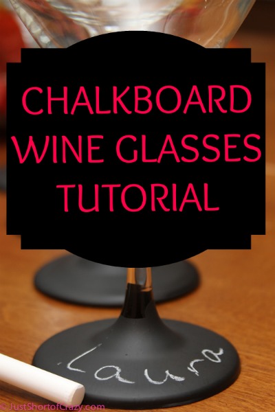 chalkboard wine glass tutorial