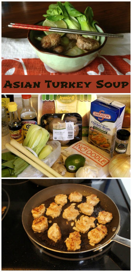 Asian Turkey Meatball Soup Recipe Just Short of Crazy