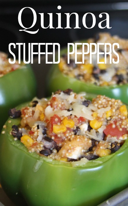 Make our Quinoa Stuffed Peppers featuring Roth Cheese for a delicious protein packed vegetarian friendly meal everyone will love!