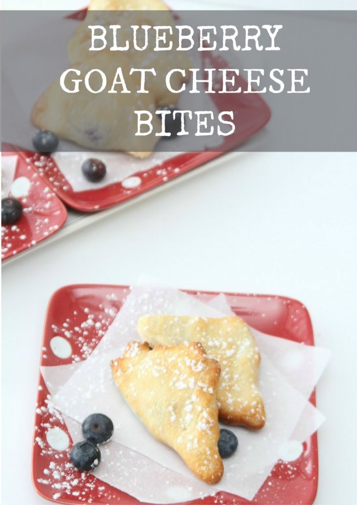 Blueberry Goat Cheese Bites