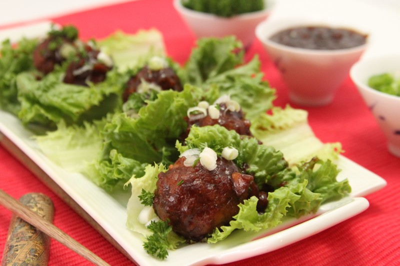 Asian Lettuce Wraps are a great easy to make a meal using Johnsonville Meatballs as your protein. This amazing sauce and low-carb snack is a favorite here! 