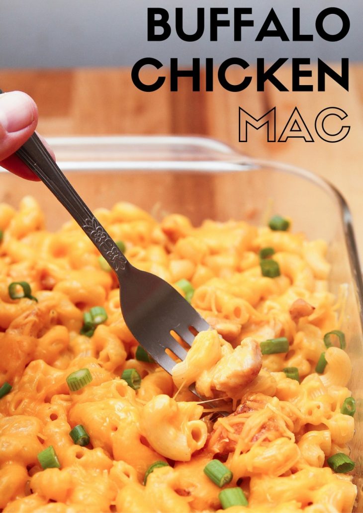 Buffalo Chicken Mac and Cheese is a great recipe that comes together in just a few minutes. A 30-minute meal like this is ideal for busy moms on the go! 
