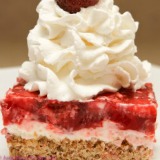 Strawberry pretzel dessert that is easy to make and the perfect salty sweet combination