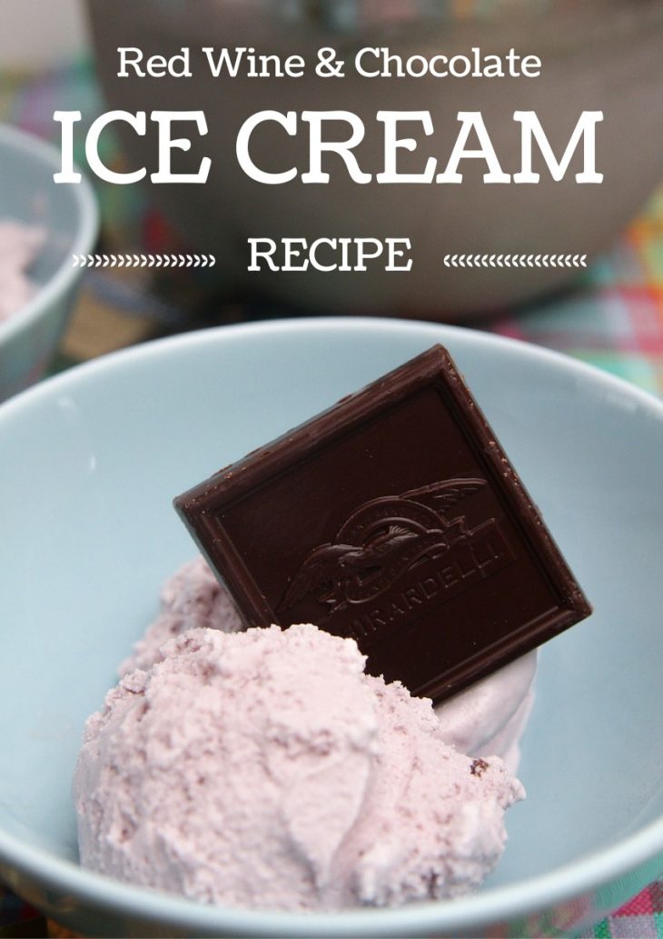 Red Wine & Chocolate Ice Cream Recipe Just Short of Crazy