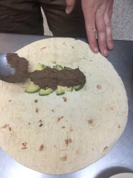 black bean burrito
