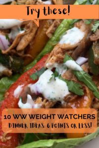10 Weight Watchers Freestyle Dinner Ideas: 6 points or less!