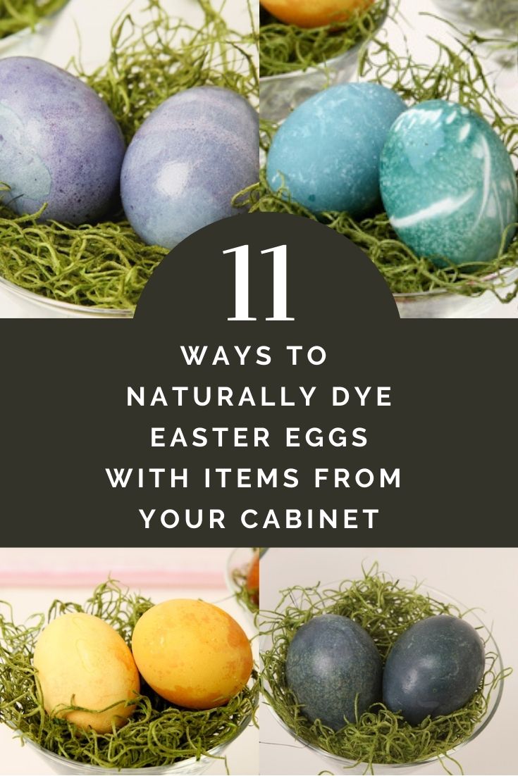 11 ways to naturally dye easter eggs