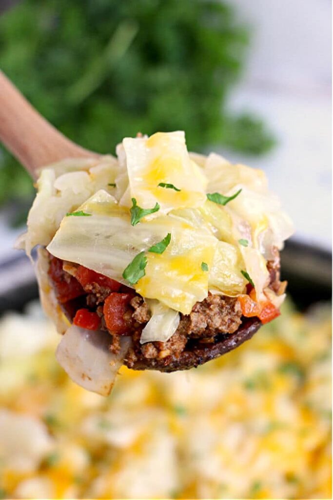 Low Carb Casserole - Unstuffed Cabbage Casserole