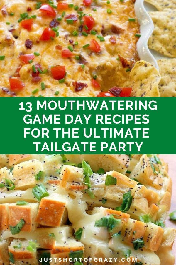 13 mouthwatering game day recipes pin