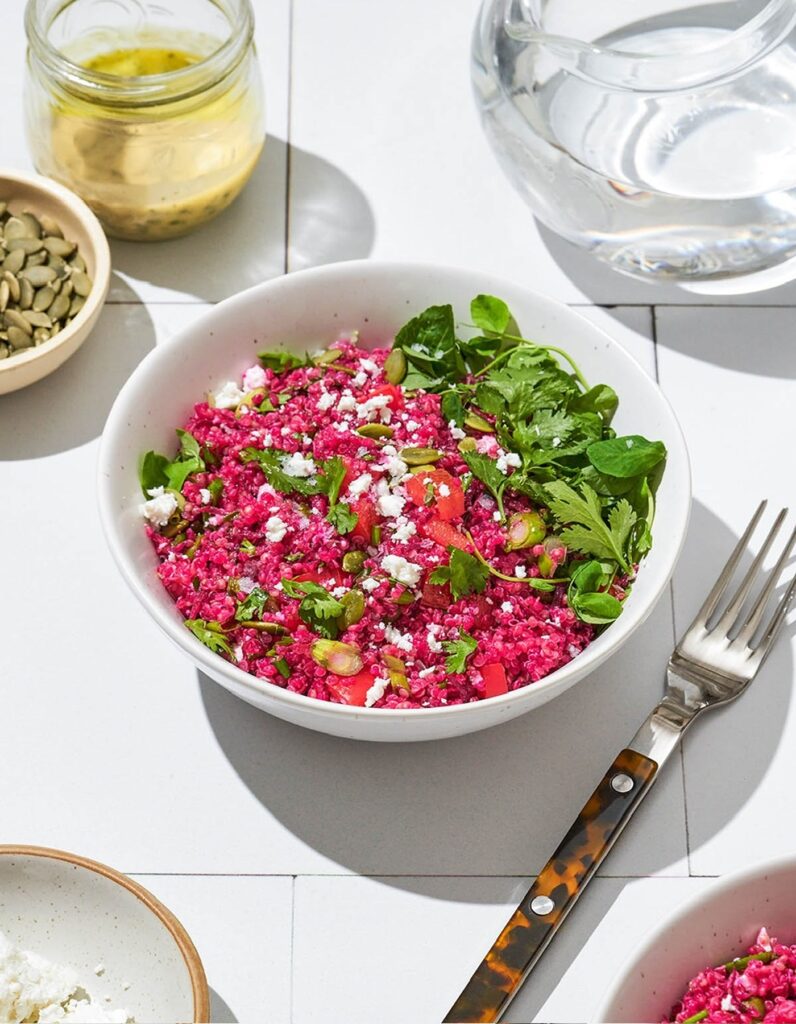 Quinoa Beet Salad.