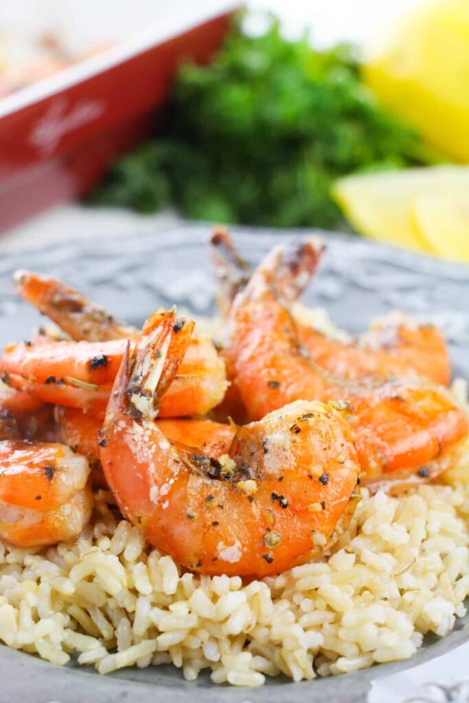  Garlic Butter Shrimp high protein Recipe.