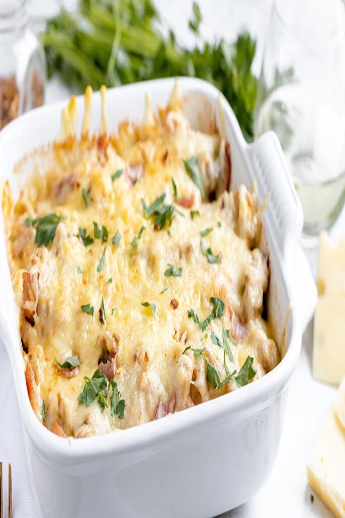 Chicken Cordon Bleu Bake.