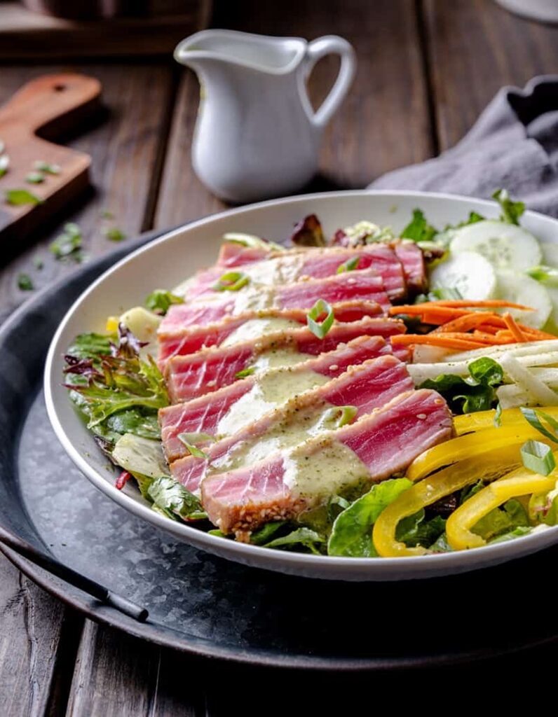 Sesame Crusted Ahi Salad