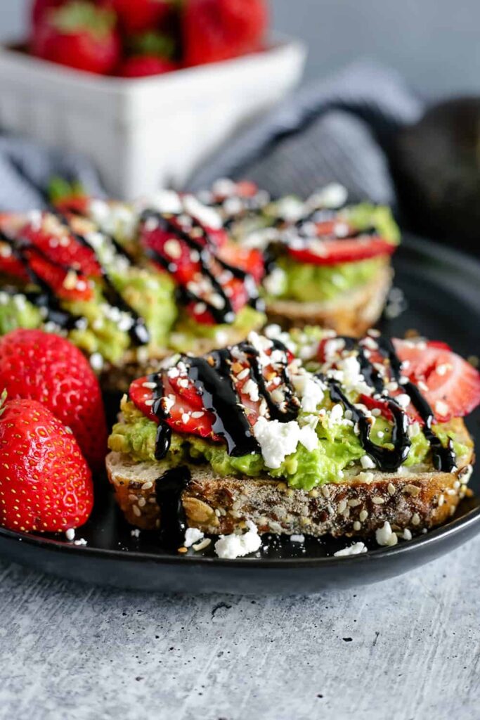 Strawberry Avocado Toast.