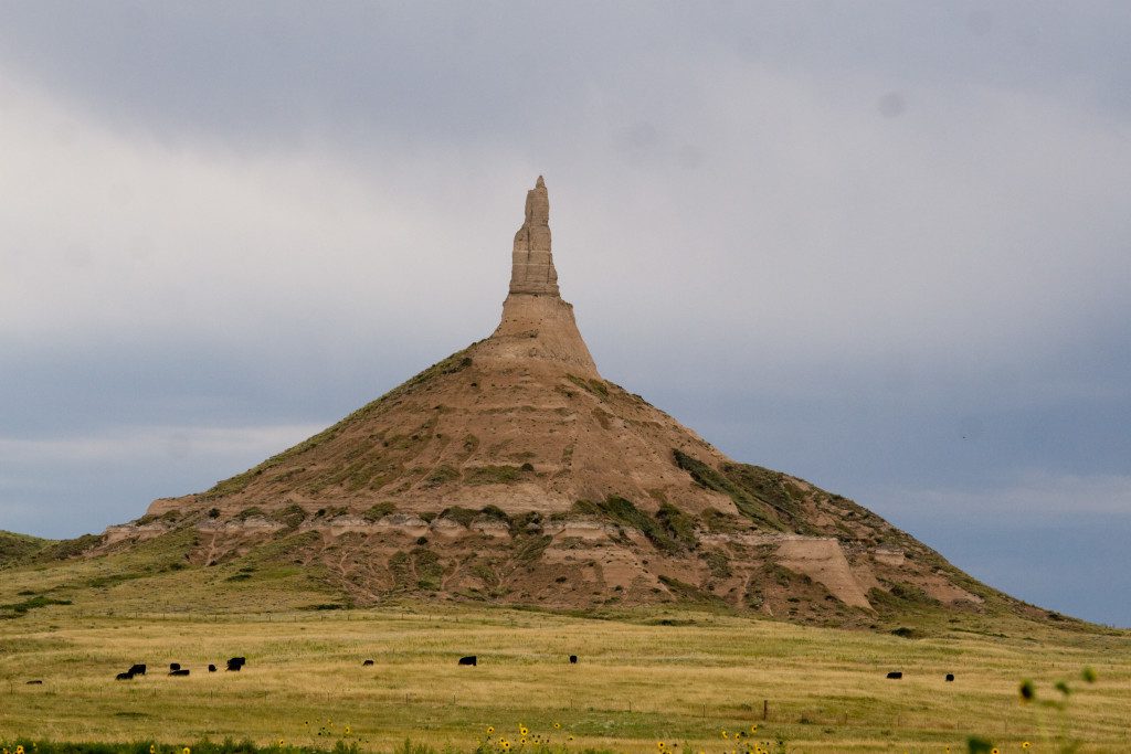 A photo of Chimney Rock NE.