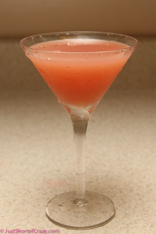 Raspberry Vodka Cocktail Just Short of Crazy