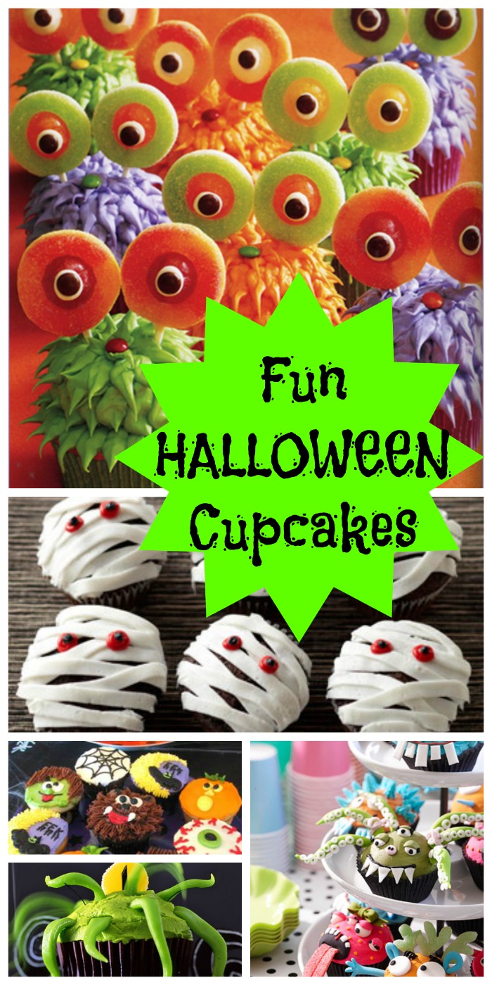 Fun Halloween Cupcakes