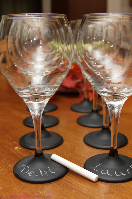 Chalkboard Wine Glasses Tutorial