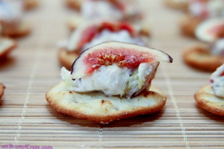 5 Ingredient Goat Cheese & Fig Bites Recipe