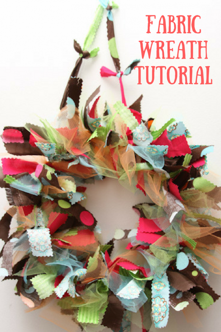 FABRIC WREATH DIY