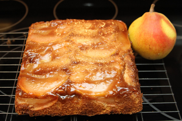 Pear Crunch Coffee Cake