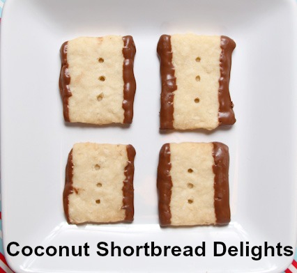 Coconut Shortbread Delights