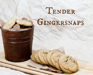 Tender Gingersnaps Cookie Recipe