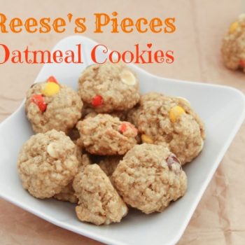 Reese's Pieces Oatmeal Cookies