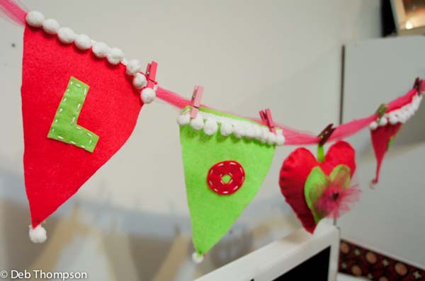 Valentine Craft Love Banner