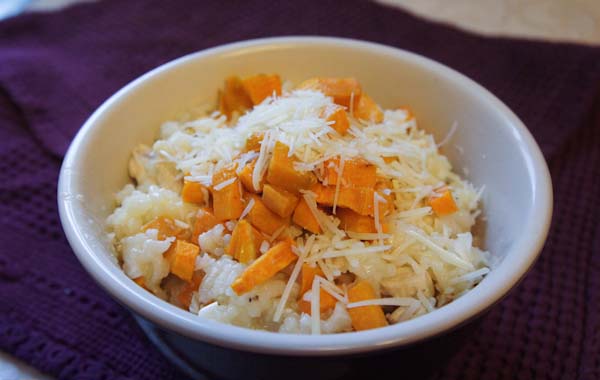 Baked Sweet Potato & Chicken Risotto Recipe