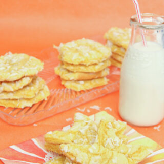 Lemon Coconut Cake Mix Cookies