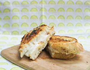 Gourmet Grilled Cheese: Three Cheeses & Orange Fig Spread