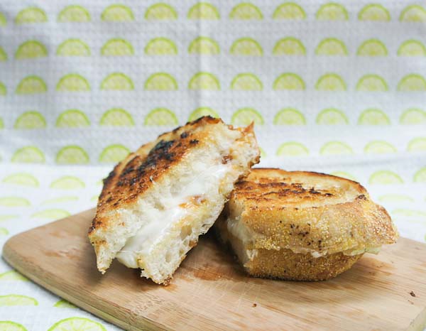 Three Cheese & Fig Citrus Jam Grilled Cheese
