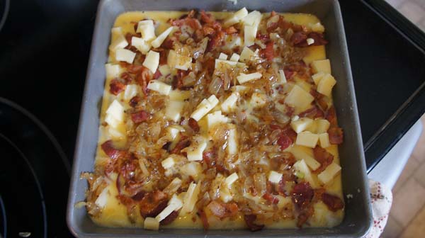 Breakfast Egg Bake - Just Short of Crazy