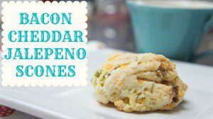 Bacon Cheddar Jalepeno Scones