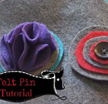 felt pins tutorial