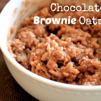 chocolate brownie oatmeal