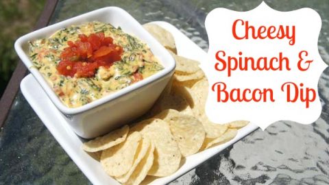 Perfect Party Appetizer - Cheesy Spinach and Bacon Dip Recipe