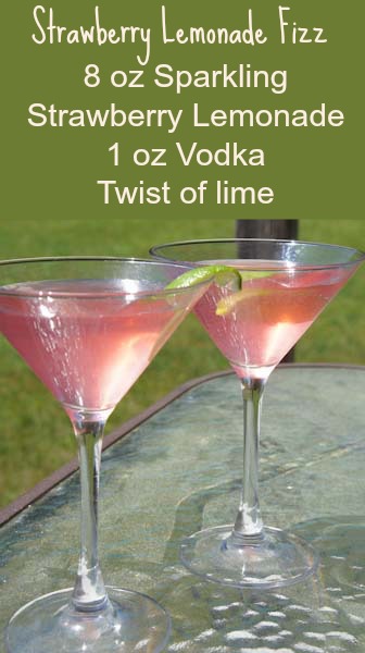 Strawberry Fizz Cocktail