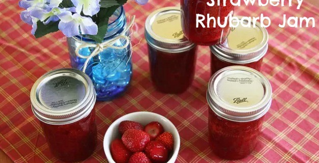 strawberry rhubarb jam