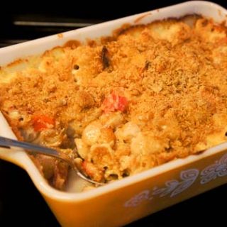 Buffalo Chicken Mac and Cheese - Just Short of Crazy