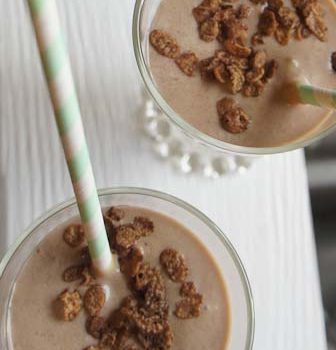 Cocoa Pebbles Smoothie #PebblesBTS