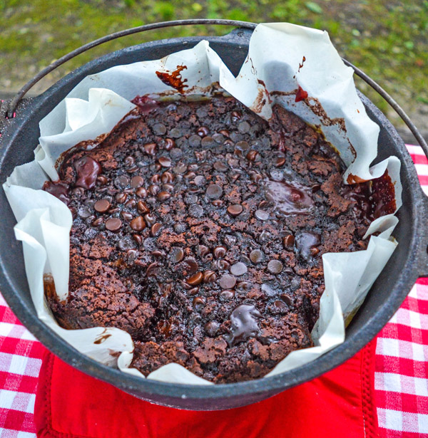 Cherry-Chocolate-Lava-Cake-Camping-Recipe