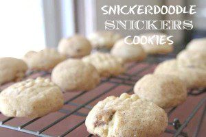 Snickerdoodle Snickers Cookies