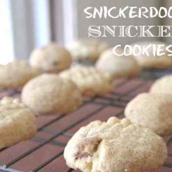 Snickerdoodle Snickers Cookies