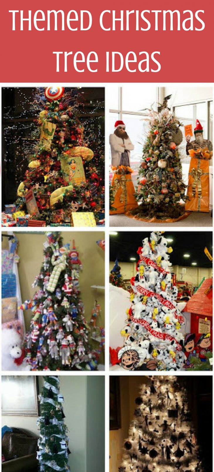 Themed Christmas Tree Ideas - Just Short of Crazy