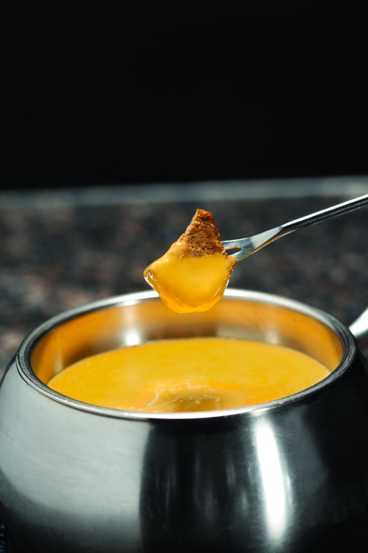 Voodoo Cheddar Cheese Fondue recipe - Just Short of Crazy