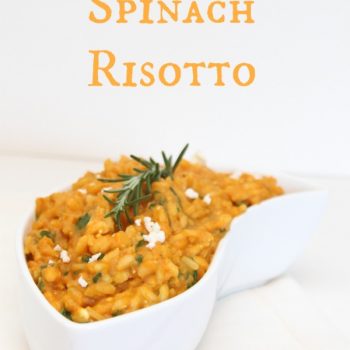 Pumpkin Spinach Risotto