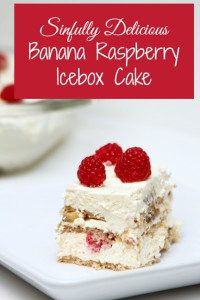 Sinfully Delicious Banana Raspberry Icebox Cake Recipe