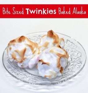 Bite Sized Twinkies Baked Alaska Recipe